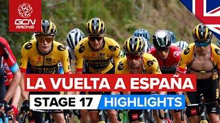 A Jumbo Battle On The Angliru?  Vuelta A España 2023 Highlights - Stage 17