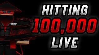 Hitting 100000 Subscribers LIVE