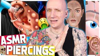 Playing ASMR Piercing Cleaning Games  Roly