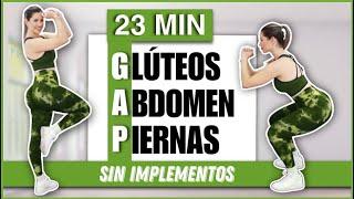 RUTINA DE GAP  Glúteos Abdomen y Piernas  RUTINA SIN PESO Y SIN SALTOS   NatyGlossGym