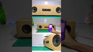 How to make Powerful Bluetooth Speaker at Home #shorts