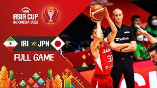 Iran  - Japan   Basketball Full Game - #FIBAASIACUP 2022