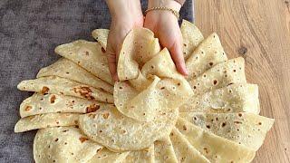 THESE LAVASHES CAN BE COOKED 6 PIECES AT A TIME Effortless SOFT AS SILK  3 INGREDIENT LAVASH RECIPE