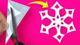 Paper Snowflakes. How to make snowflakes out of paper. DIY Paper Christmas decorations