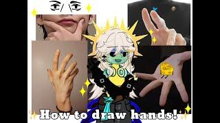 Tips and tricks on drawing handsFt. My VoicePart 1?