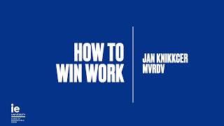 Business of Design Series How to win work by Jan knikker MVRDV