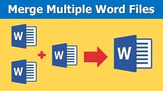 How to merge word files into one file  How to merge word documents