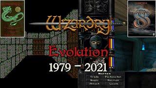 Evolution of Wizardry 1981 - 2021 Wizardry game series comparison history - retro RPG PC consoles