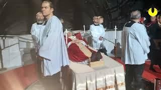 Śmierć Jana Pawła II w Teatrze Polskim w Poznaniu - po spektaklu