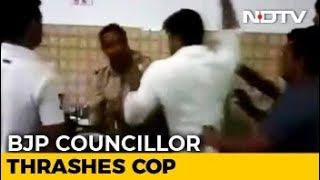 BJP Leader Thrashes Drunk Cop At His Restaurant In UP Arrested