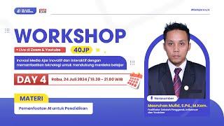 Workshop  Pemanfaatan AI untuk Pendidikan