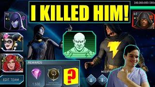 I Killed Final Boss Black Adam Injustice 2 Mobile