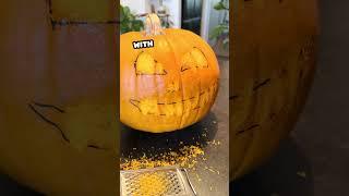 They revealed an incredible chicken pumpkin Halloween trick 