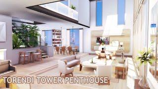 Torendi Tower Penthouse  Bright Interior  The Sims 4  No CC  Stop Motion Build