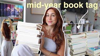 mid-year book tag ️ favorite book 5 stars fictional crushes made me cry + more