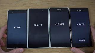 Sony Xperia Z3 vs. Sony Xperia Z2 vs. Sony Xperia Z1 vs. Sony Xperia Z - Which Is Faster? 4K