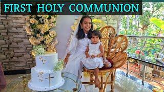 ആദ്യ കുർബാന സ്വീകരണം  First Holy Communion #holycommunion #holyspirit #holy #mass #blessed #trend