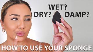 HOW TO USE A BEAUTY BLENDER SPONGE FOR BEGINNERS  NINA UBHI