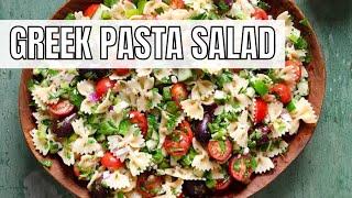 Pasta Salad My favorite Greek Pasta Salad Recipe — Healthy Easy Recipe