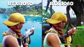 RTX 3050 VS RTX 3060 FORTNITE