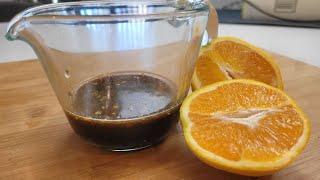 Best 3 Ingredient Orange Dressing WITHOUT OIL - You Wont Believe How Good This Tastes #health