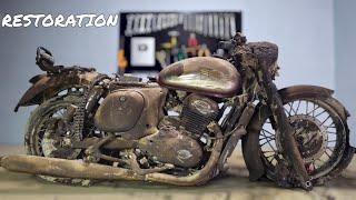 JAWA Full restoration  Restored JAWA Motorcycle  Old Bike Restoration And Repair