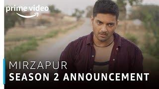 Mirzapur  Season 2 Announcement  Amazon Prime Video
