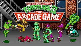 Teenage Mutant Ninja Turtles II arcade game 1989 NES - 2 Players TAS