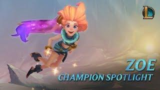 Champion Spotlight Zoe  Gameplay – League of Legends