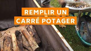 Comment remplir un bac potager en permaculture