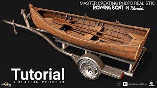 Master Creating Rowing Boat in Blender and Substance 3D Painter