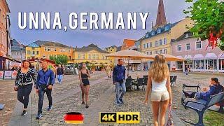 Unna GermanyWalking tour in Unna NRW in Germany 4k HDR 60fps