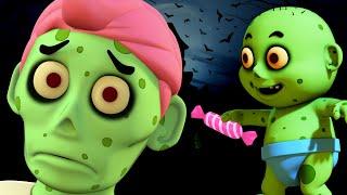 Johny Johny Yes Papa with Zombies  Spooky Scary Songs for Kids  Nursery Rhymes Street