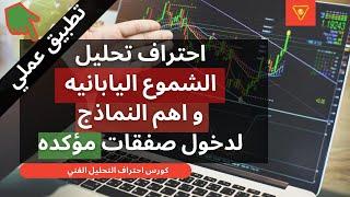 محاضره 2  احتراف تحليل الشموع اليابانيه وأهم النماذج لدخول صفقات مؤكده جداا تطبيق عملي