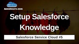 Setup Salesforce Knowledge  EP5