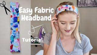 DIY Simple Fabric Headband for Beginners  #tutorial