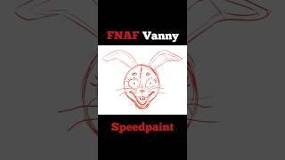 FNAF Security Breach Vanny Fanart  Speedpaint #fnaf #fnafsecuritybreach #vanny #shorts #speedpaint