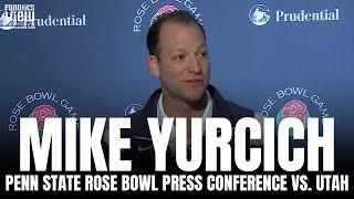 Penn States Mike Yurrich talks Coaching Future Utah Impressions Rose Bowl & Penn States Season