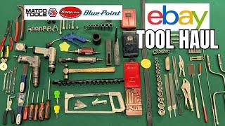 Unboxing a $600 eBay Tool Haul Featuring Snap-on tool Blue Point and Matco.