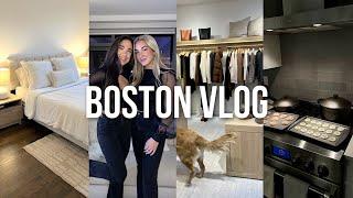 BOSTON VLOG 2 shopping on newbury Lucys room tour + being social with friends