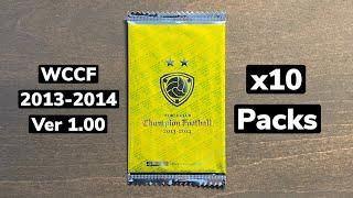 201314 Panini WCCF Soccer Ver 1.00 Sealed 10 Pack Opening - Secret Rare Shiny