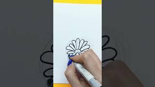 Como Dibujar una FLOR a Lápiz  Dibujos Fáciles #lapiz #dibujar #tutorial #arte #truco