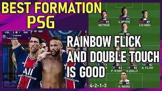 PES2021 Best Formation  PSG  NEYMAR AND MBAPPE SHOW. RAINBOW FLICK & DOUBLE TOUCH YOUR WAY TO GOAL