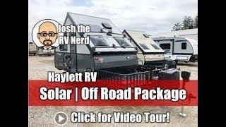 Sold 2018 Rockwood A122TH ESP Toy Hauler A-Frame Hardside Used Popup Camper