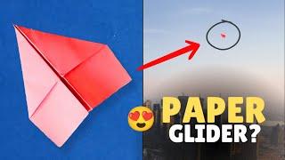 How to Make Paper Airplane Glider - Simple Paper Aeroplane Step By Step