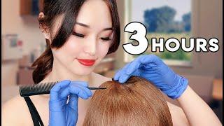 ASMR Sleep Recovery  3 Hours of Hair Treatments