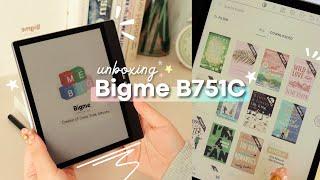 color e-reader unboxing Bigme B751C ︎ ݁˖