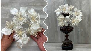 DIY Оригинальная Идея Вы удивитесь когда узнаете  как я сделала эти декоративные цветы.