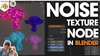 How to Use the NOISE TEXTURE NODE in Blender Beginner Tutorial