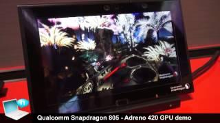 Qualcomm Snapdragon 805 Adreno 420 GPU demo 3D gaming Unity Unreal Engine 3 dynamic tessellati